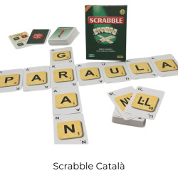 Scrabble Cartas Catalán - Juego de palabras rápido y portátil
