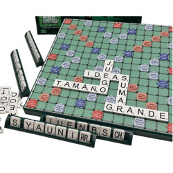 Scrabble Letras Grandes — Juego clásico con fichas XL y tablero giratorio