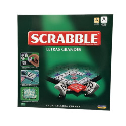 Scrabble Letras Grandes — Juego clásico con fichas XL y tablero giratorio