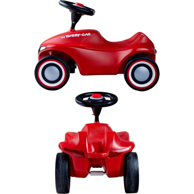 Coche Bobby Car Neo rojo con neumáticos anchos