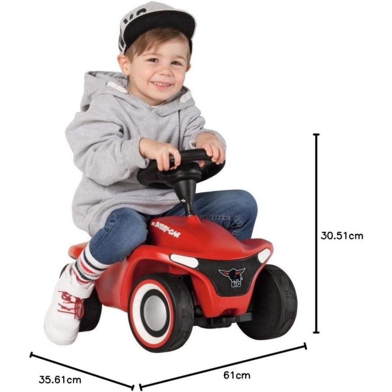 BIG Bobby Car Neo Vermell | Cotxe correpassadís clàssic i modern