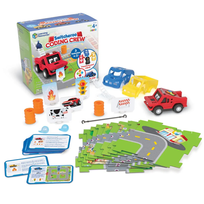 Swithceroo Coding Crew - Robot educativo 3 en 1