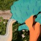 Brontosaurio - dinosaurio de madera