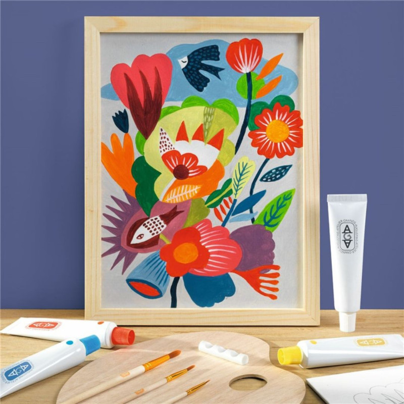 Kit de pintura flores Djeco