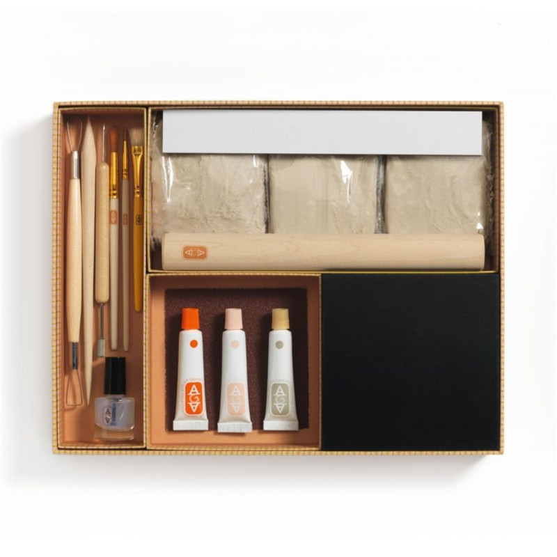 Escultura en argila corall Djeco