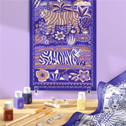 fular seda para pintar