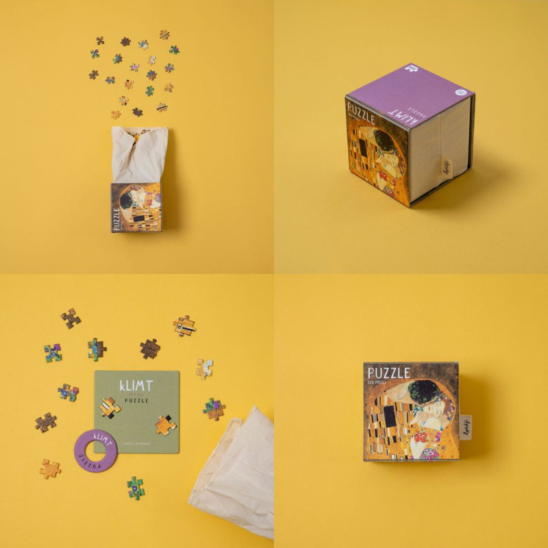 Cube Puzzle Art clàssic El Petó - 520 pcs.