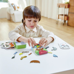 juego magnético piezas caras