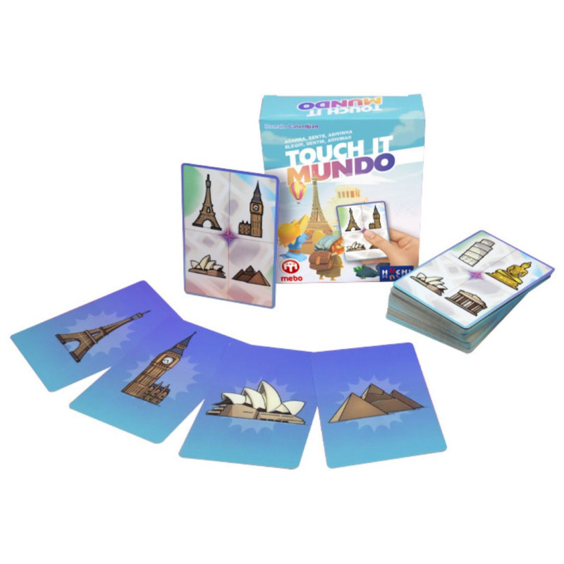 Touch it Mundo - Juego de cartas táctil