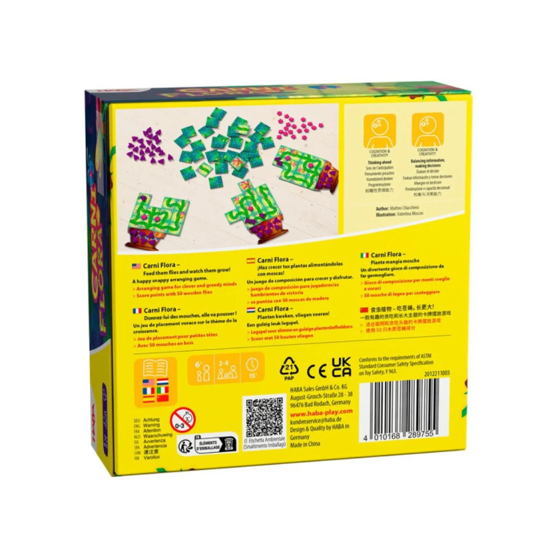 joc taula infantil Carni Flora