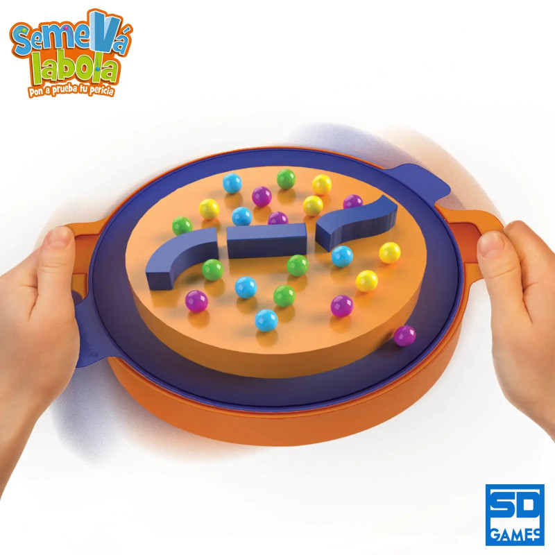 juego equilibrio canicas plataforma