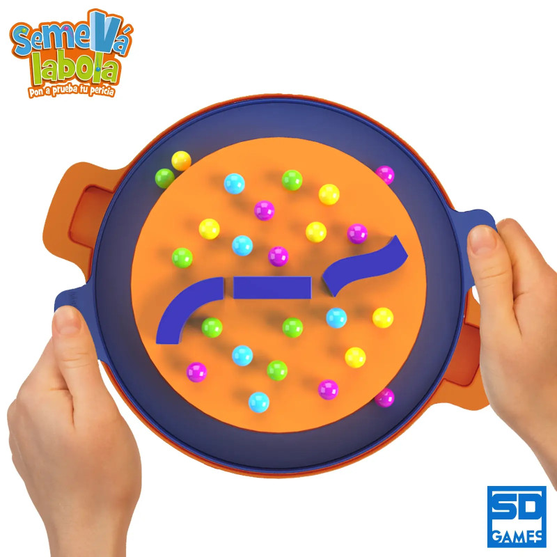 juego equilibrio canicas plataforma