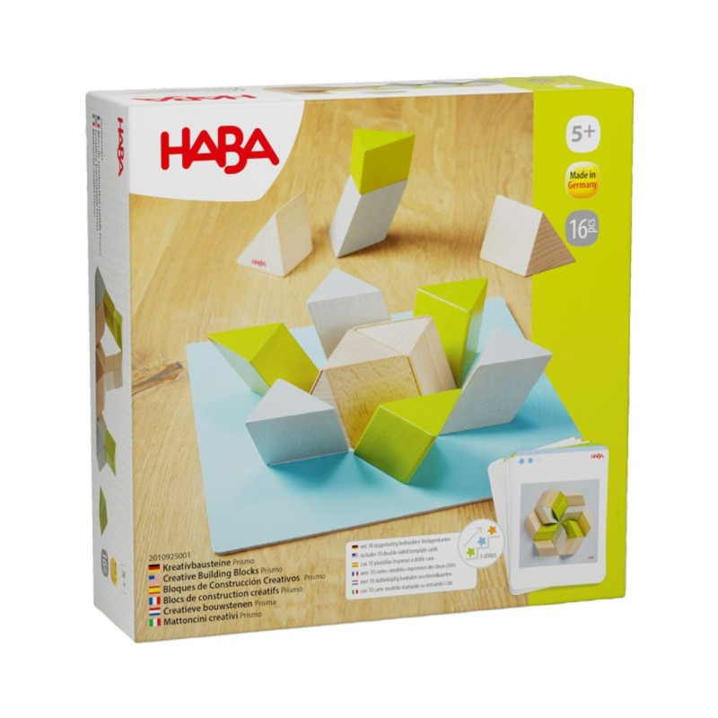 Bloques de Construcción Creativa Prismo — HABA (5+)
