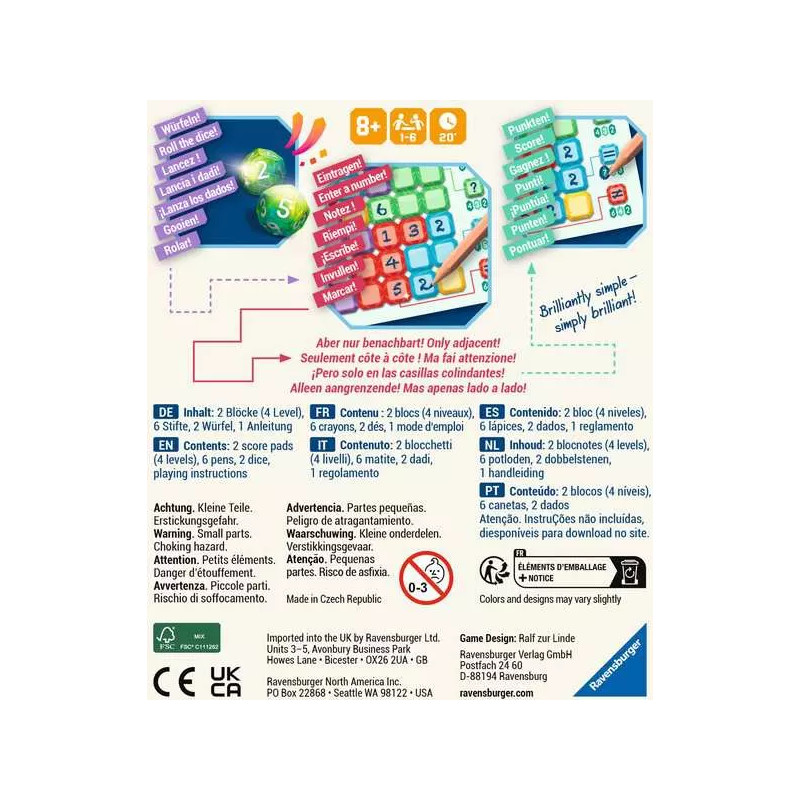 Brilliant - juego roll and write