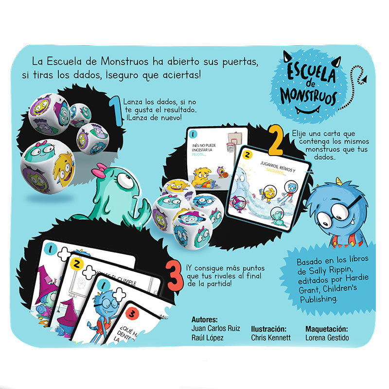 Escola de Monstres (Català): El juego de mesa de la famosa saga literaria