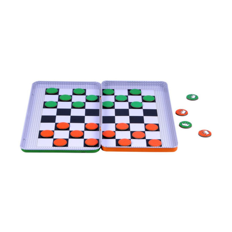 TO GO - Damas magnético  Juego de damas en lata