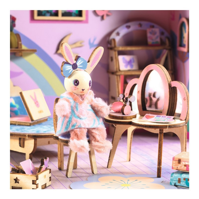 Kit Creativo Mi House Rosie - Casita miniatura para montar y decorar