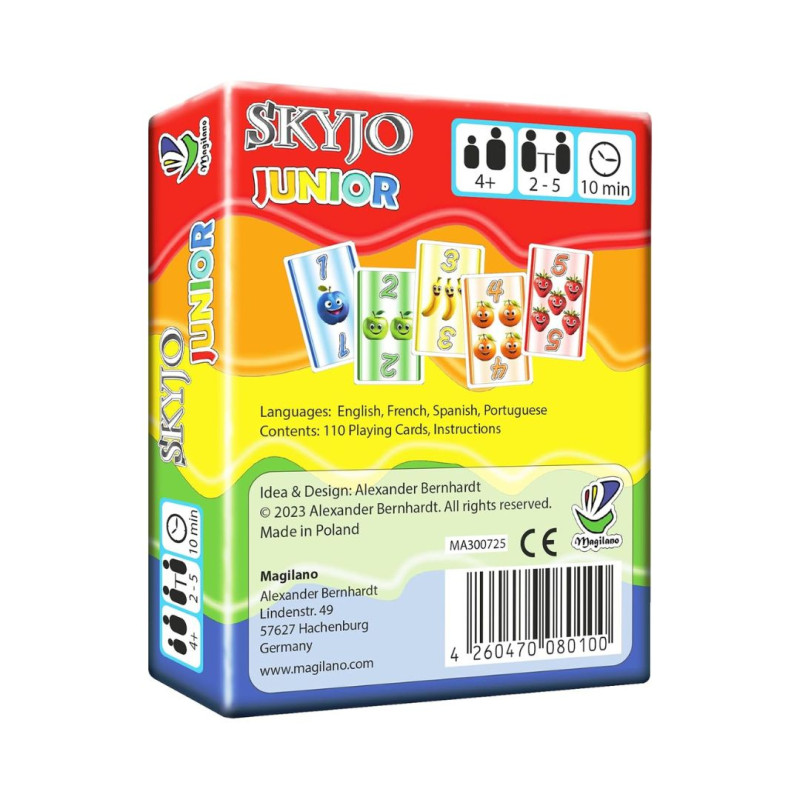 Skyjo Junior - Juego de cartas educativo y familiar
