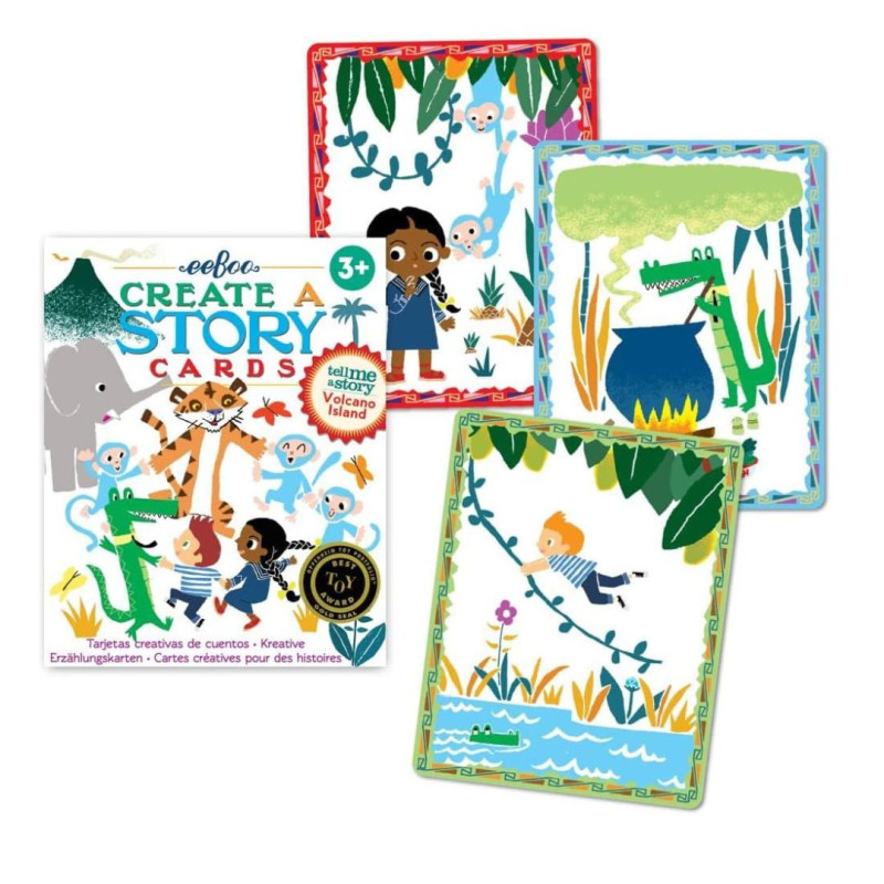 Crea una història amb cartes - Isla Volcano