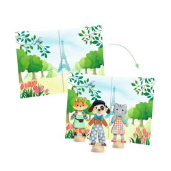 Collage Bonjour Paris - Kit collage animales