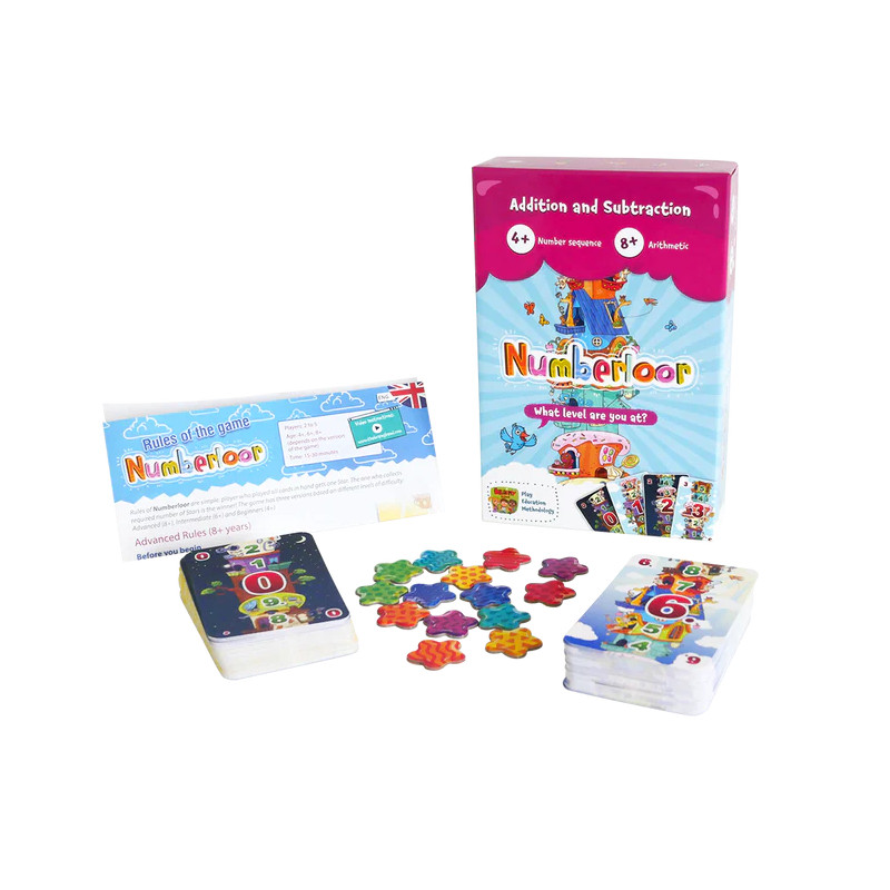 Numeralia (Numberloor) - Juego de cálculo mental para 2-5 jugadores