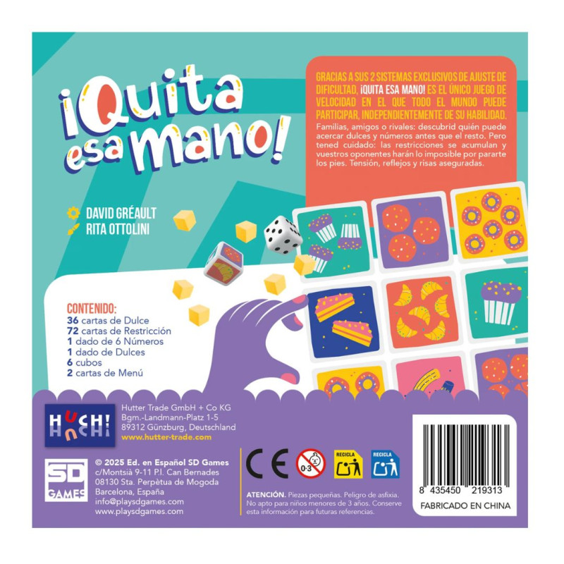 Quita esa mano - Joc de velocitat i restriccions