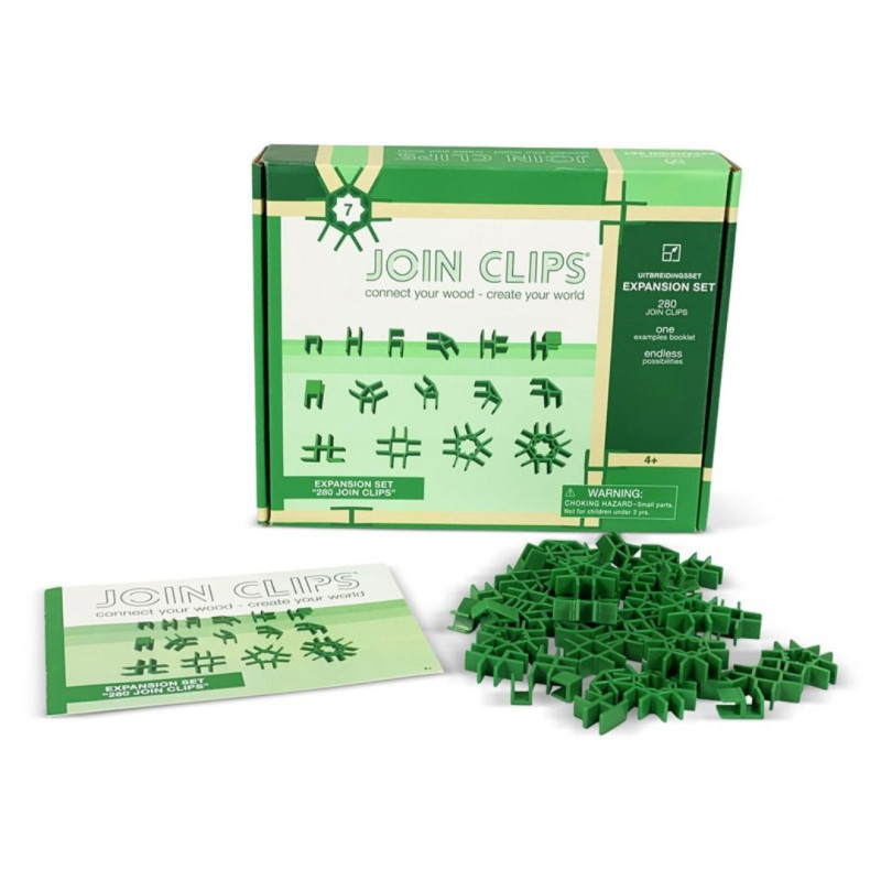Join Clips - Set d'expansió 280 clips (compatible amb Kapla)
