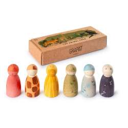 Set de 6 Nins Animal Crew...