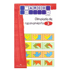 Cuadernillo Mini ARCO Olimpiada de Razonamiento 3 para desarrollo cognitivo y lógica infantil.
