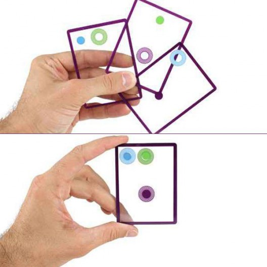Swish - juego atención con cartas transparentes