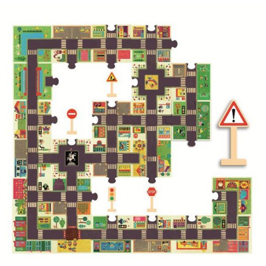 Puzzle Gigante Pop to Play La Ciudad  - 24 pzas.