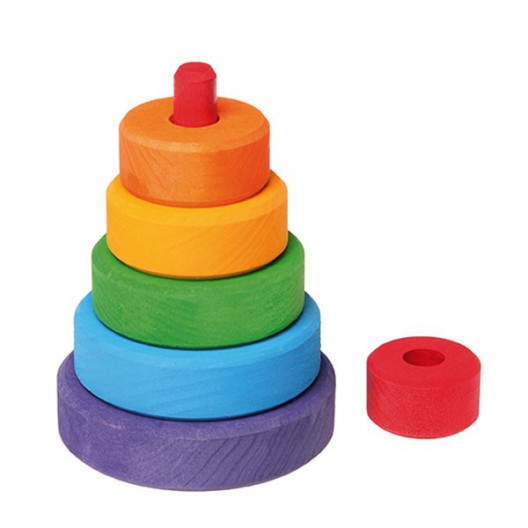 Torre Apilable de Fusta Arc de Sant Martí Montessori per a Nadons