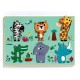 Puzzle encajable de madera Coucou Croco