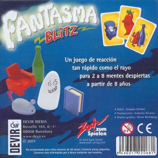 Fantasma Blitz - joc de CARTES de reacció i atenció