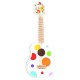 Guitarra blanca Confetti de madera