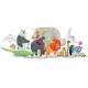 Puzzle gigante El desfile de los animales - 36 pzas.