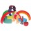 Arco Iris Waldorf tamaño grande de madera