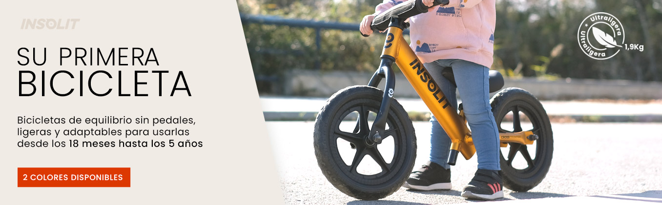 Su primera bicicleta
